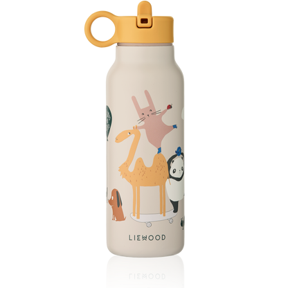 [Liewood ] Falk Water Bottle 350ML - Around The World / Sandy