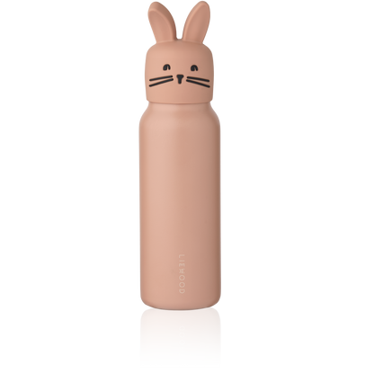 [Liewood ] Falk Water Bottle w Rabbit Lid 350 ml- Pale Tuscany
