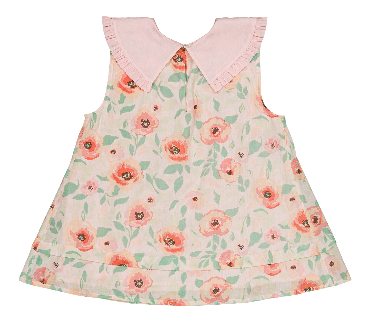[Bachaa] Flamingo Blouse & Short Set - Poppy Print