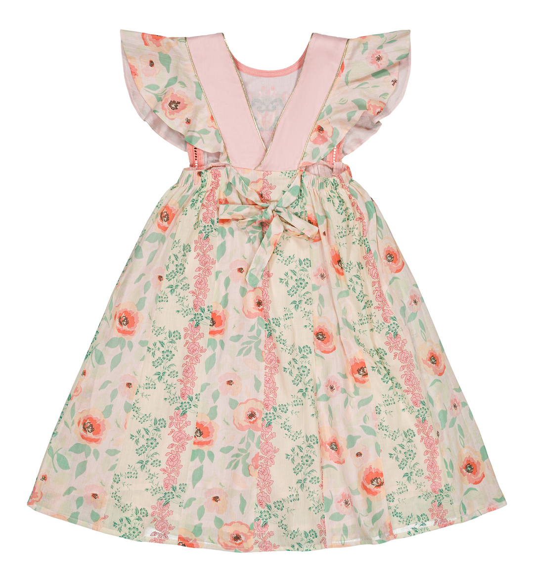 [Bachaa] Florilege Long Dress - Poppy / Arabesque  Print
