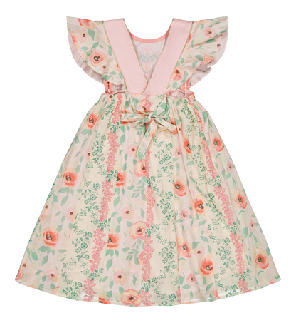 [Bachaa] Florilege Long Dress - Poppy / Arabesque  Print