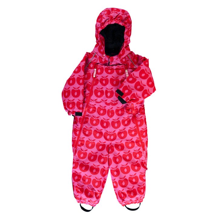 [Smafolk] Toddler Snowsuit With Apple - Pink