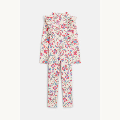 [Louise Misha] Bathing Jumpsuits Linette - Cream Floral Haven