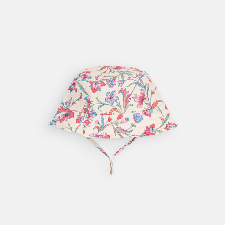 [Louise Misha] Sun Hat Devy - Cream Floral Haven