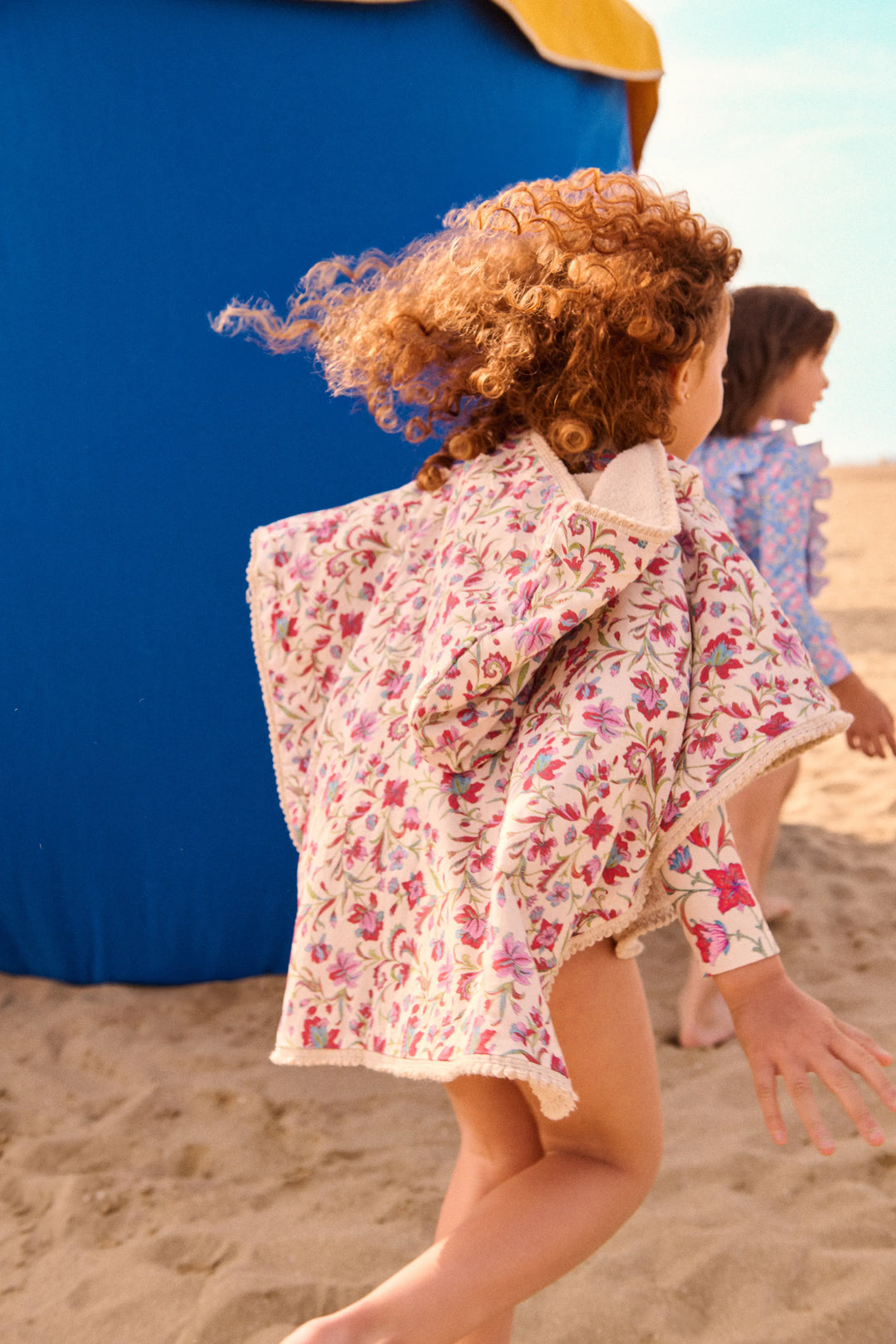 [Louise Misha] Beach Cape Mael - Cream Floral Haven