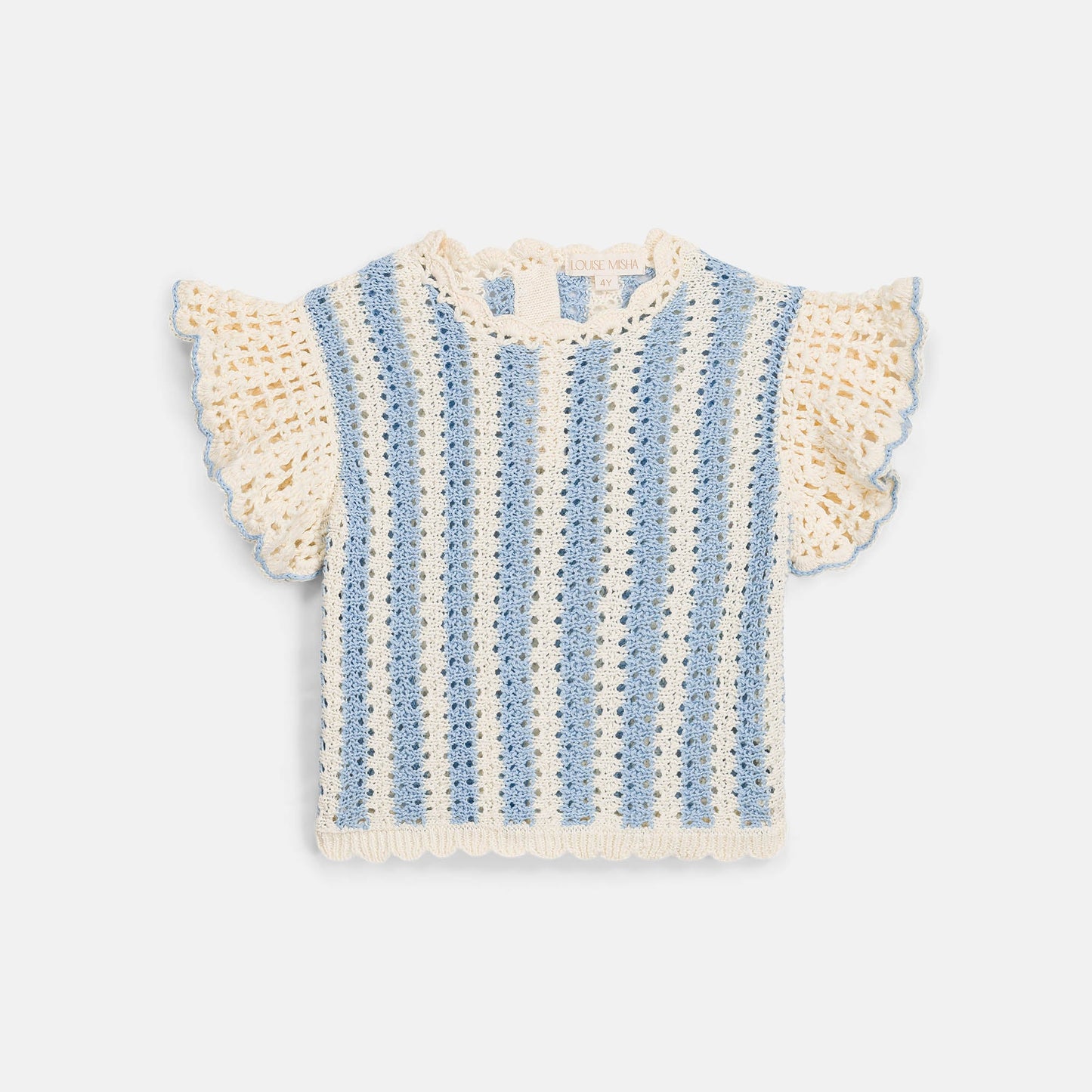 [Louise Misha] Shorts Top Lyse - Blue Stripes