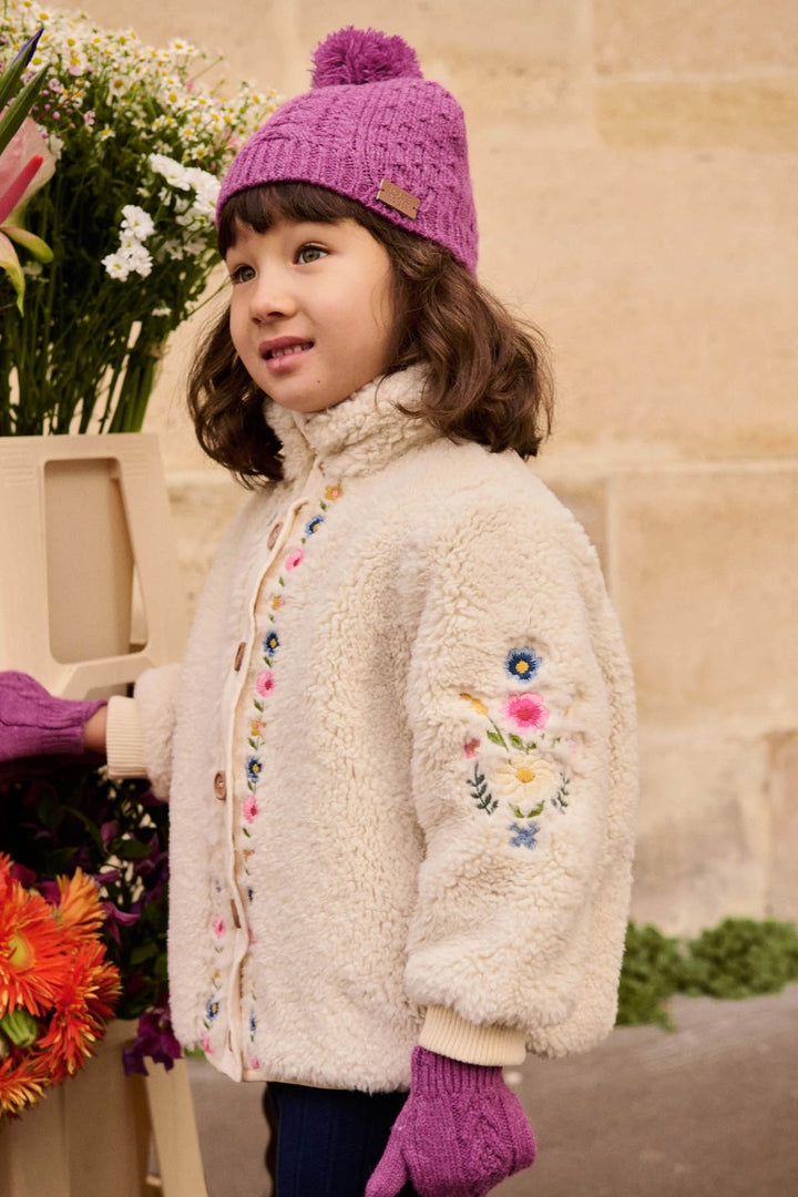 Louise Misha] Coat Rosinna Sherpa - Cream