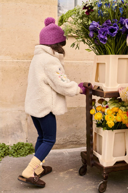 Louise Misha] Coat Rosinna Sherpa - Cream