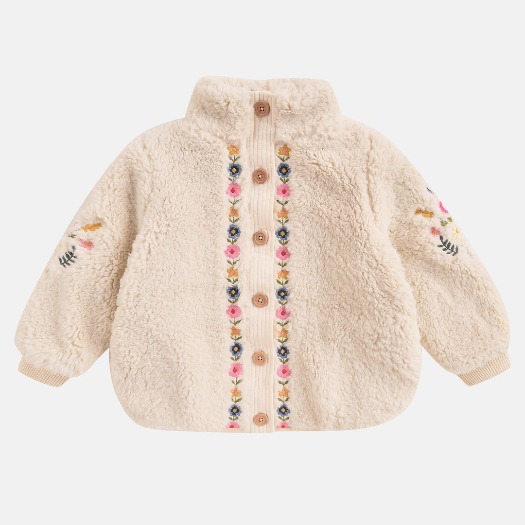 Louise Misha] Coat Rosinna Sherpa - Cream