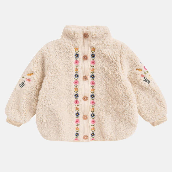 Louise Misha] Coat Rosinna Sherpa - Cream