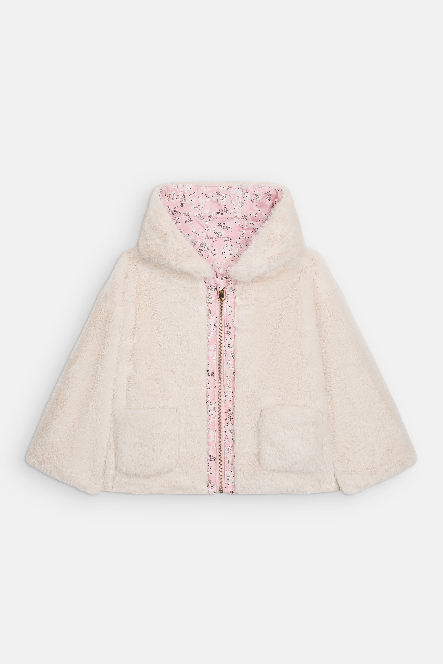 [Louise Misha] Reversible Coat Felvet - Pink Linden Blossom
