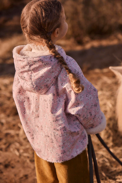 [Louise Misha] Reversible Coat Felvet - Pink Linden Blossom