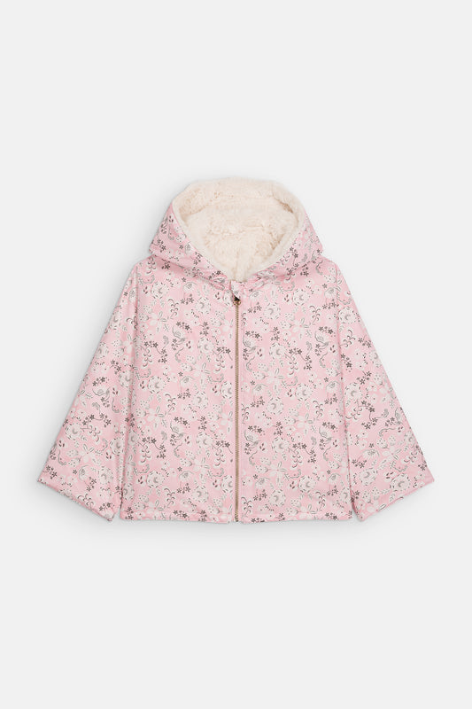 [Louise Misha] Reversible Coat Felvet - Pink Linden Blossom