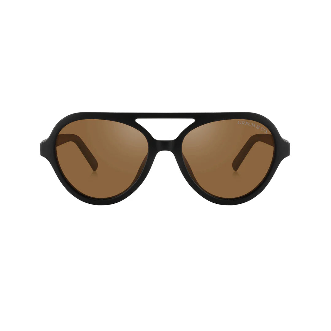 [Grech & Co.][3-8Y]Aviator Polarized Sunglasses - Black
