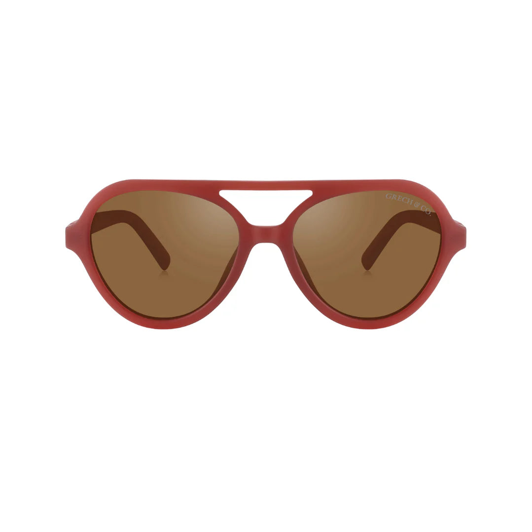 [Grech & Co.][3-8Y]Aviator Polarized Sunglasses - Cinammon