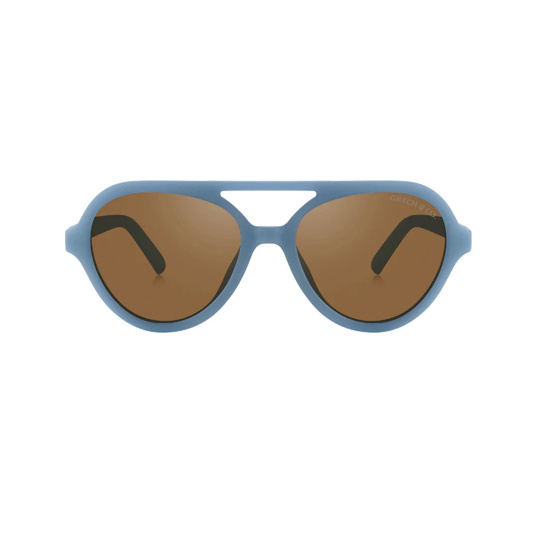 [Grech & Co.][3-8Y]Aviator Polarized Sunglasses - Desert Teal