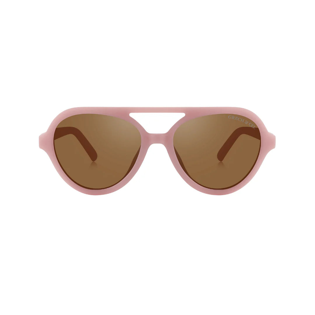 [Grech & Co.][3-8Y]Aviator Polarized Sunglasses - Heather Rose