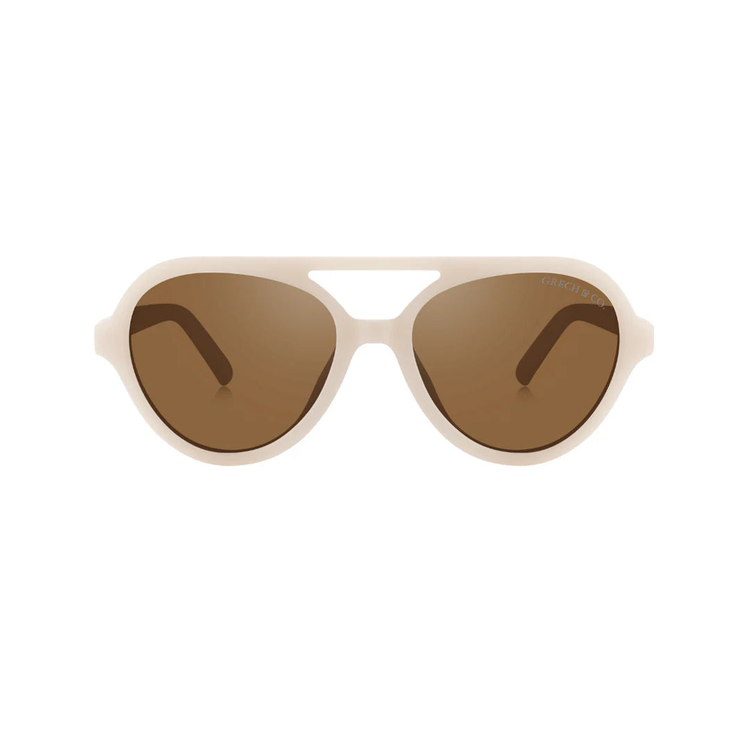[Grech & Co.][3-8Y]Aviator Polarized Sunglasses - Sand