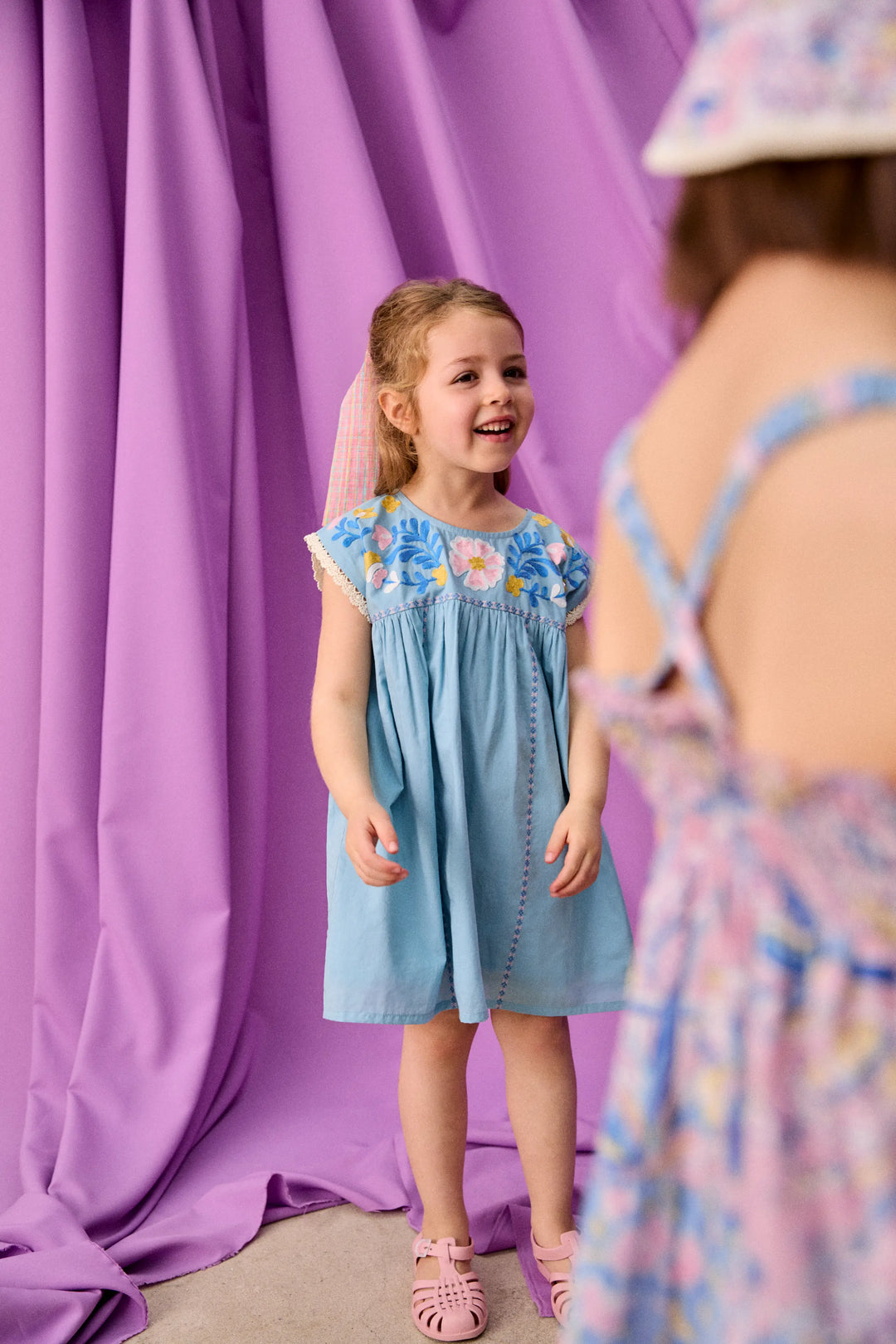 [Louise Misha] Dress Talula - Stone Blue