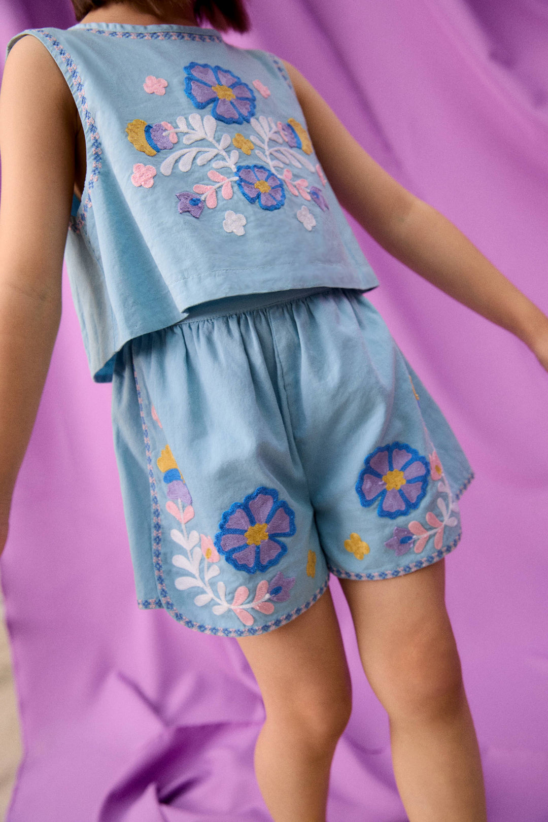 [Louise Misha] Shorts Maiwen - Stone Blue