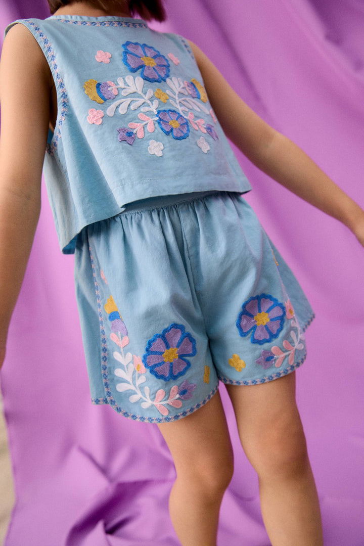 [Louise Misha] Shorts Maiwen - Stone Blue