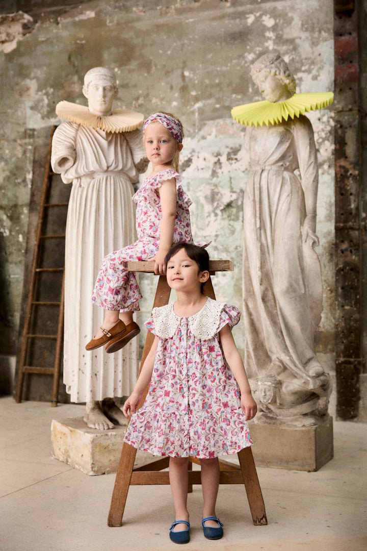 [Louise Misha] Dress Vaina - Cream Floral Haven