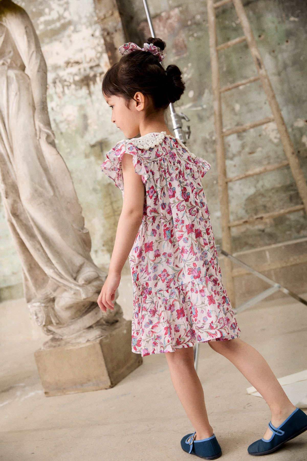 [Louise Misha] Dress Vaina - Cream Floral Haven