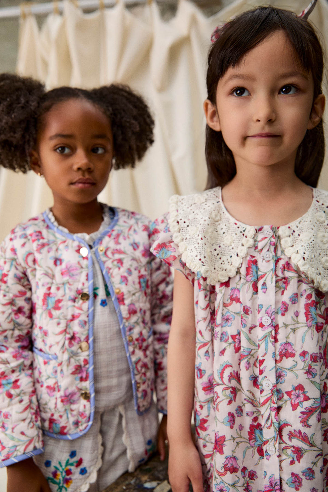 [Louise Misha] Dress Vaina - Cream Floral Haven