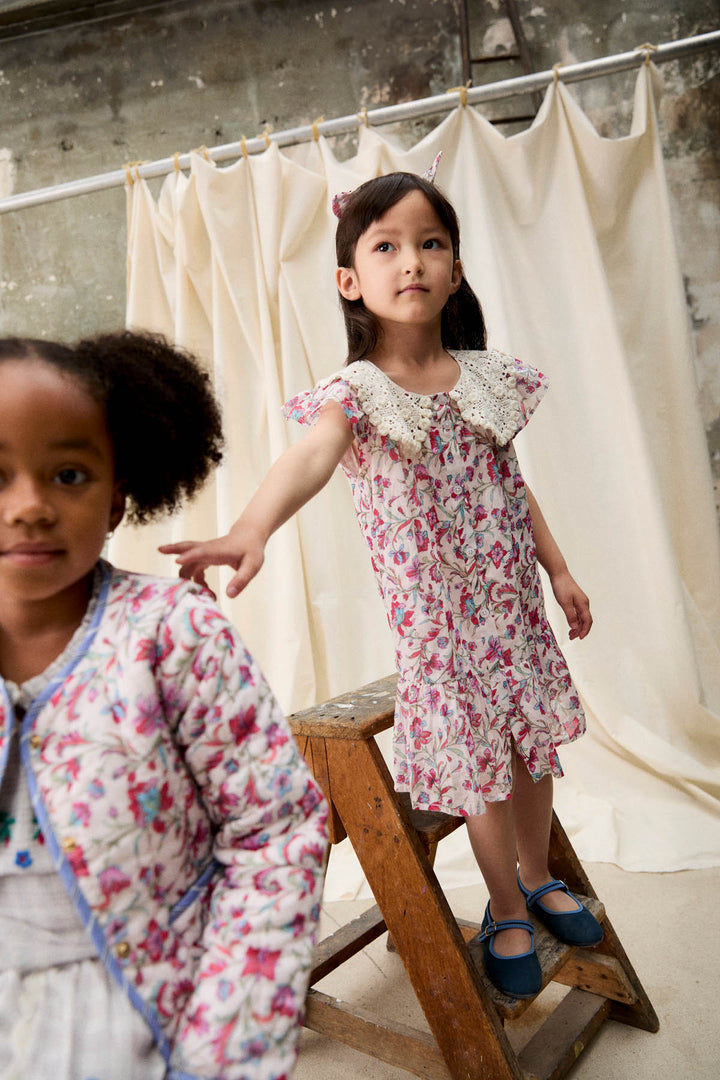 [Louise Misha] Dress Vaina - Cream Floral Haven