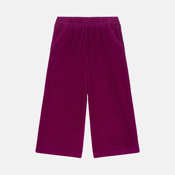 [Louise misha] Pants Flor Corduroy - Raspberry