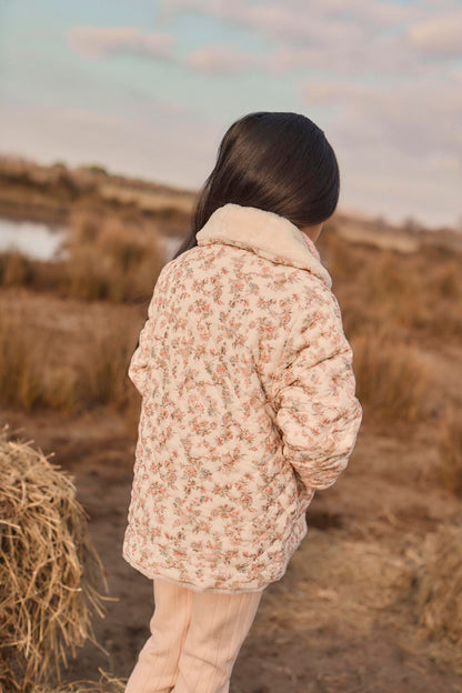 [Louise Misha]Reversible Coat Dalila - Cream Carnation Vale