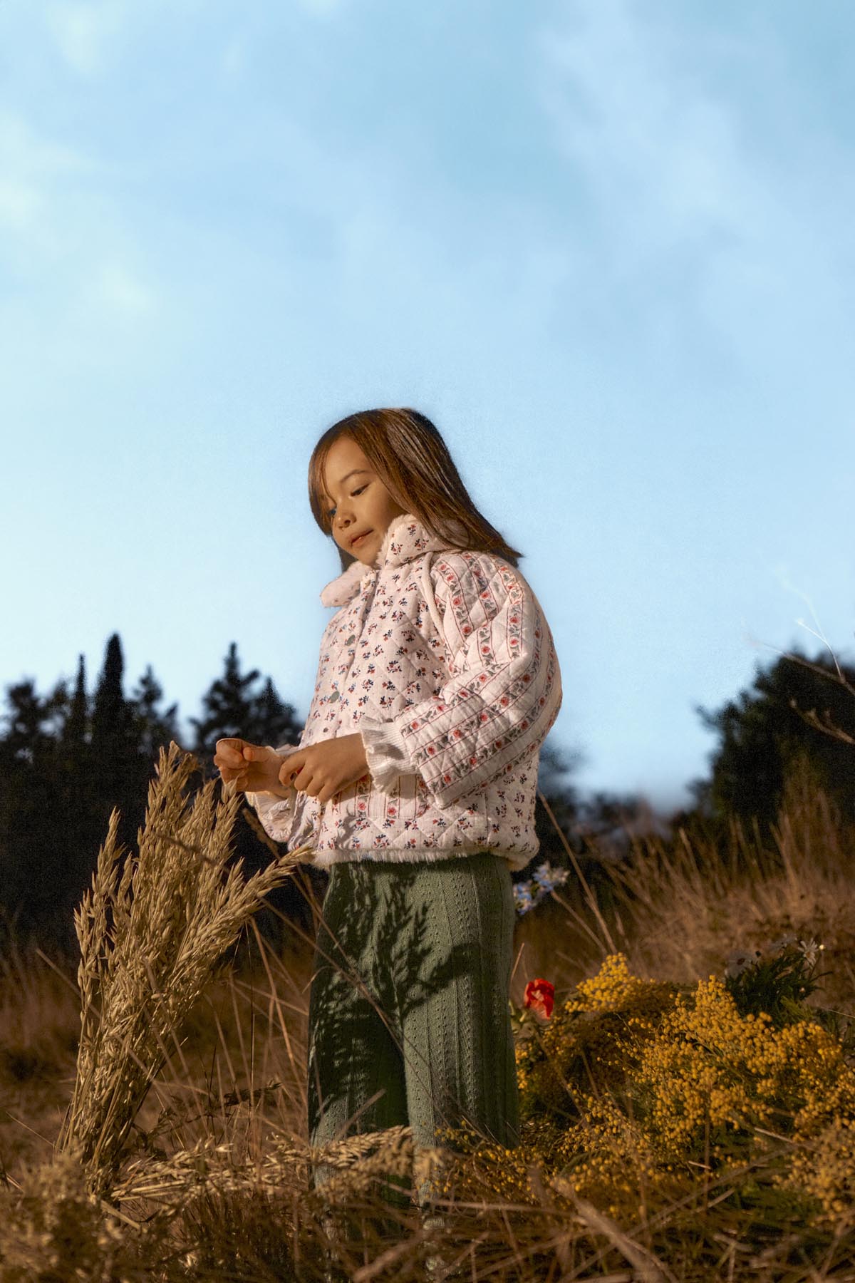 [Louise Misha]Reversible Coat Jasmina - Cream Pink Sorrel