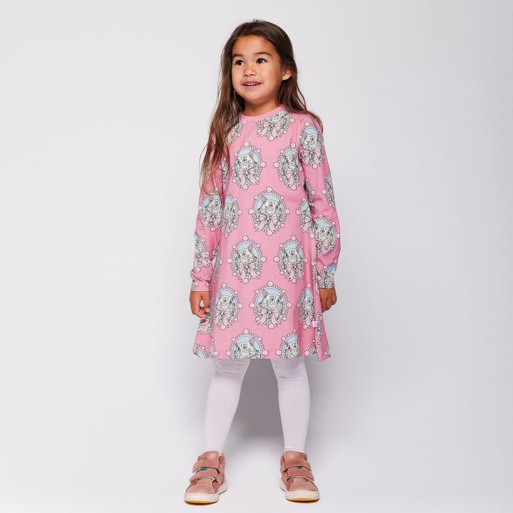 [Smafolk] Gala Dress With Cats - Blush Cream