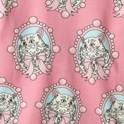 [Smafolk] Gala Dress With Cats - Blush Cream