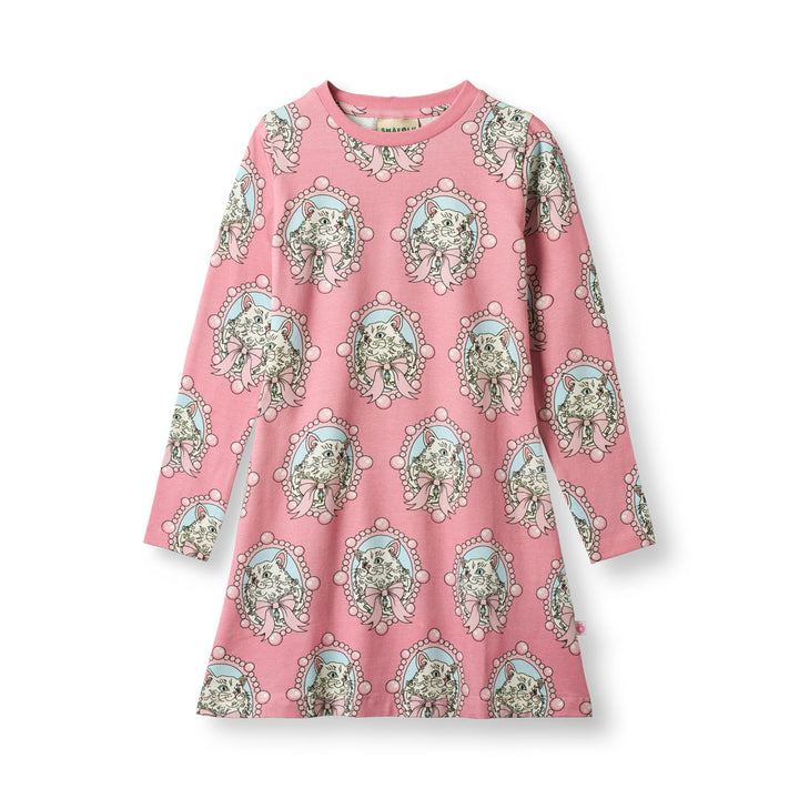 [Smafolk] Gala Dress With Cats - Blush Cream