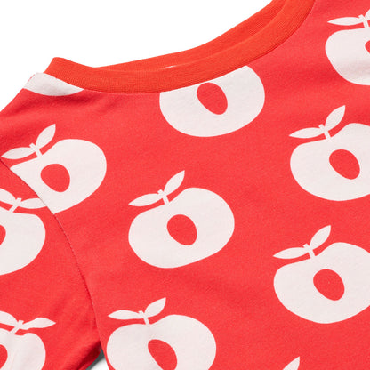 [Smafolk] Gala Long Sleeve With Apple - Poppy