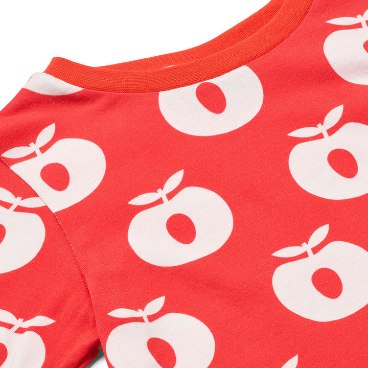 [Smafolk] Gala Long Sleeve With Apple - Poppy