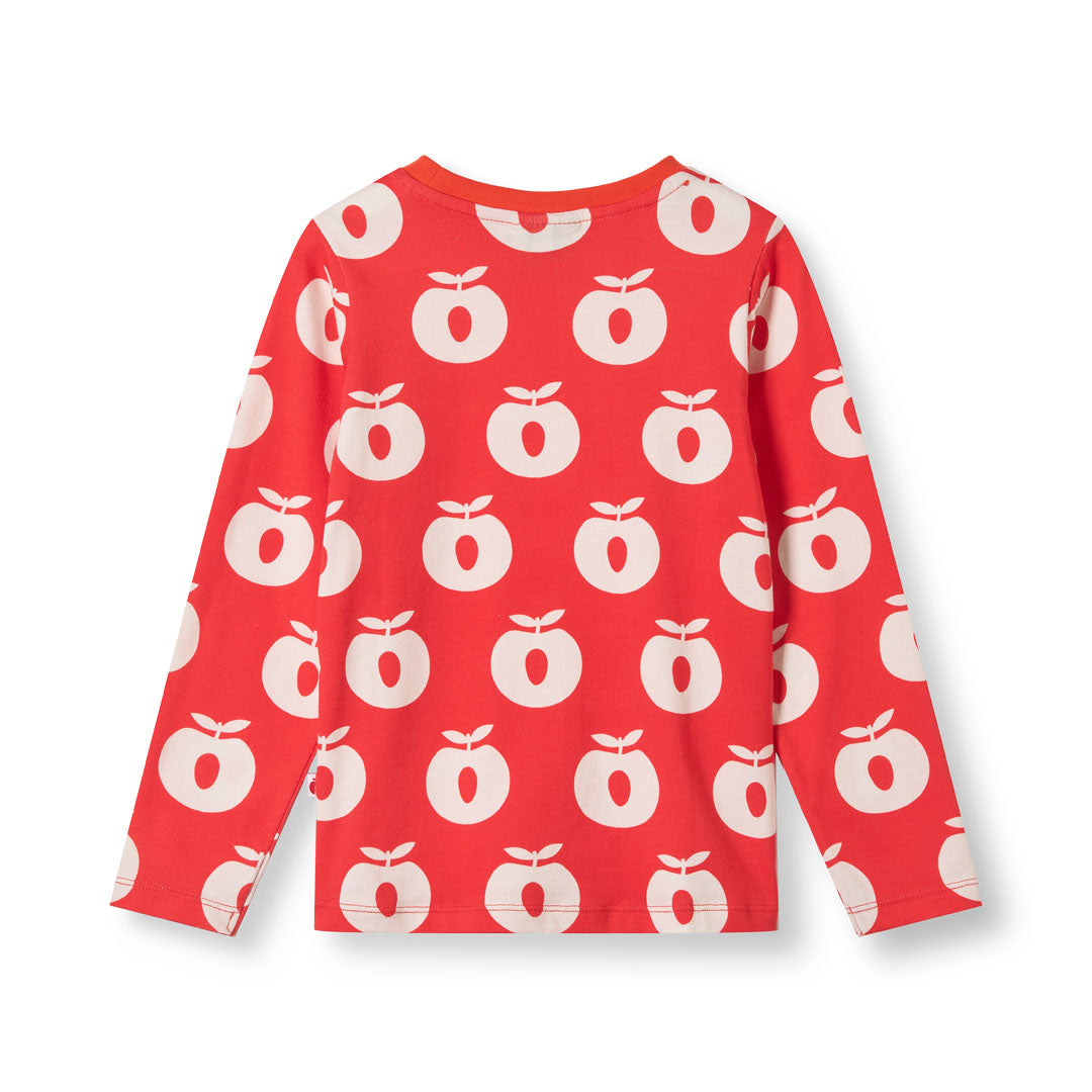 [Smafolk] Gala Long Sleeve With Apple - Poppy
