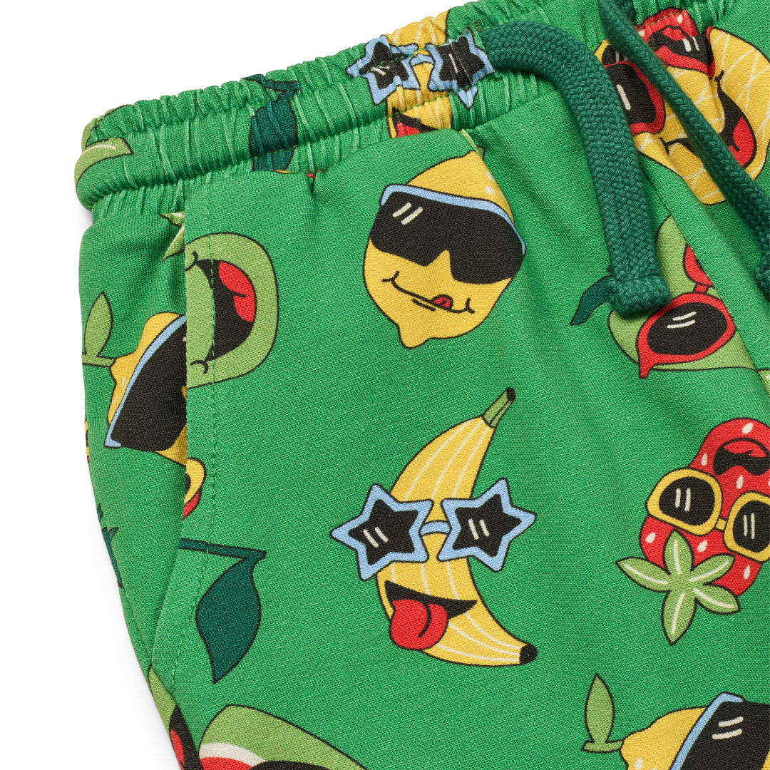 [Smafolk] Gala Shorts With Fruit - Green