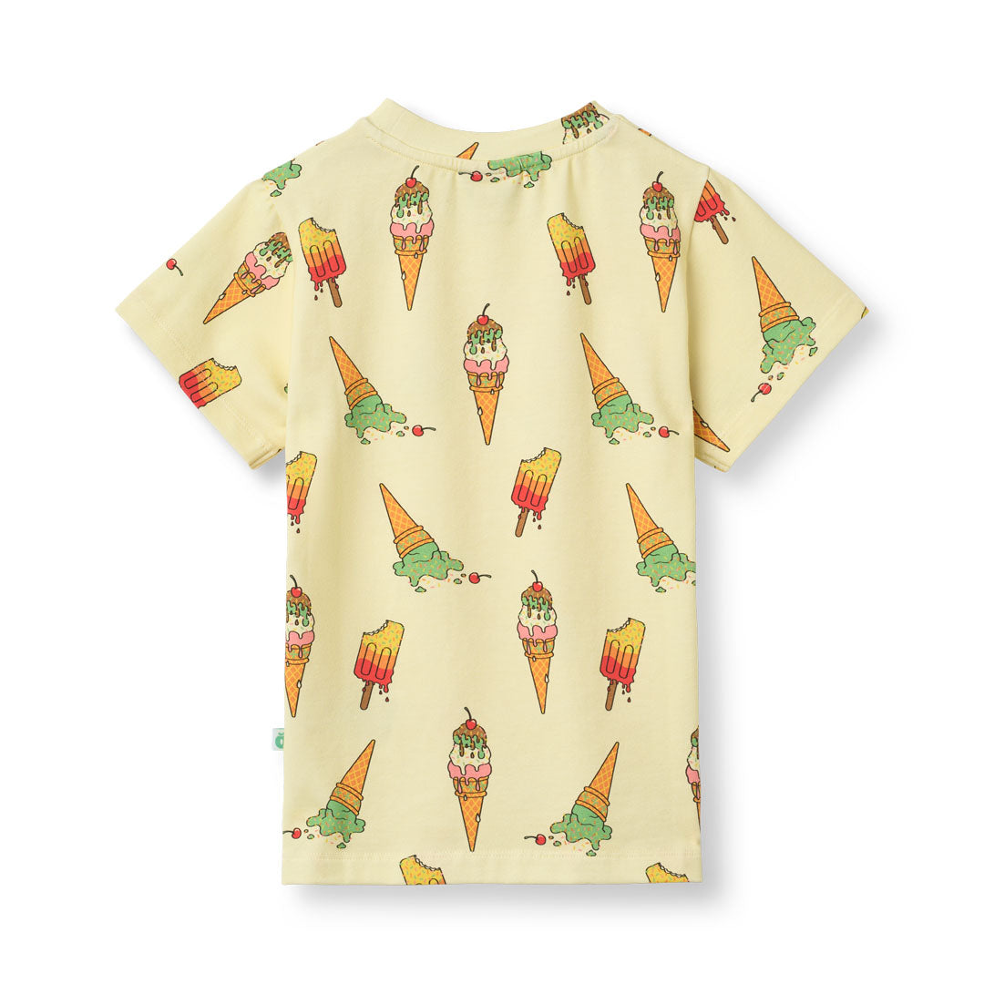 [Smafolk] Gala T-shirt With Ice cream - Marshmallow