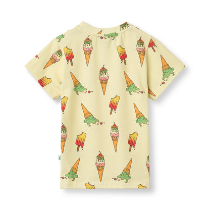 [Smafolk] Gala T-shirt With Ice cream - Marshmallow