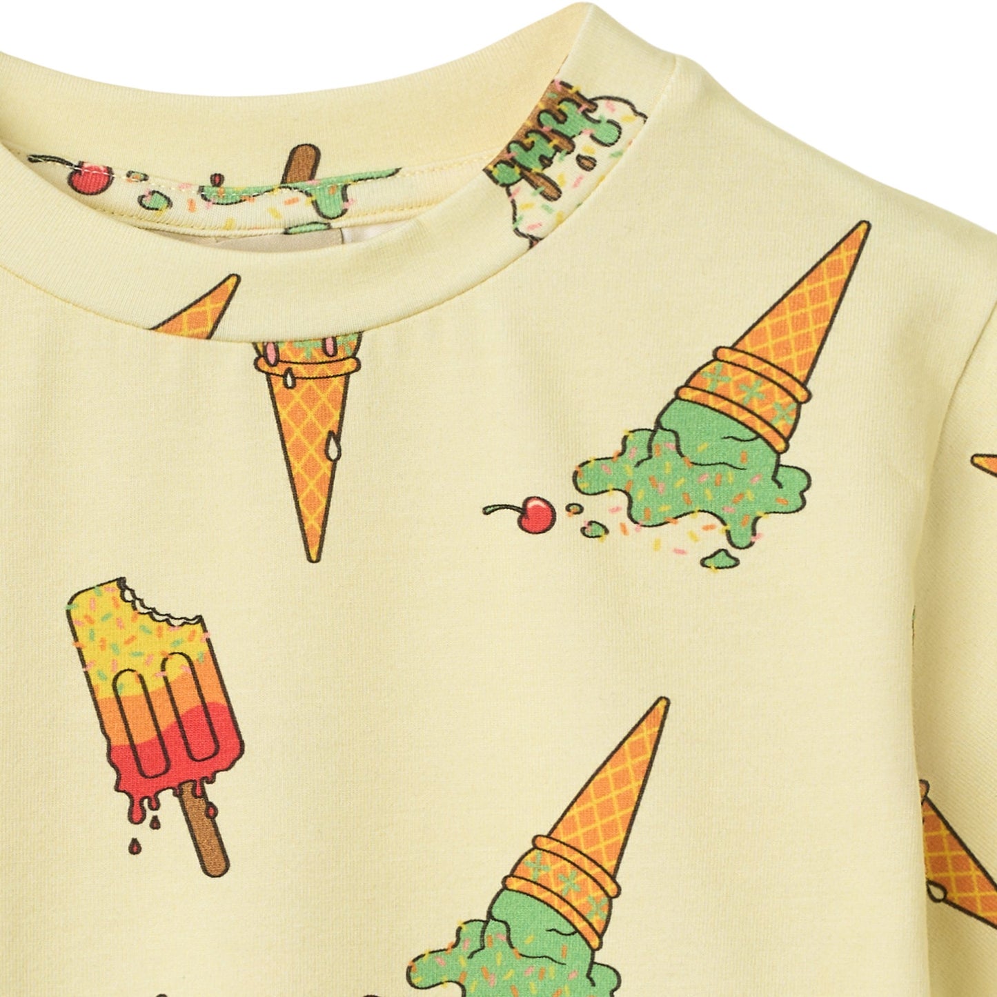 [Smafolk] Gala T-shirt With Ice cream - Marshmallow
