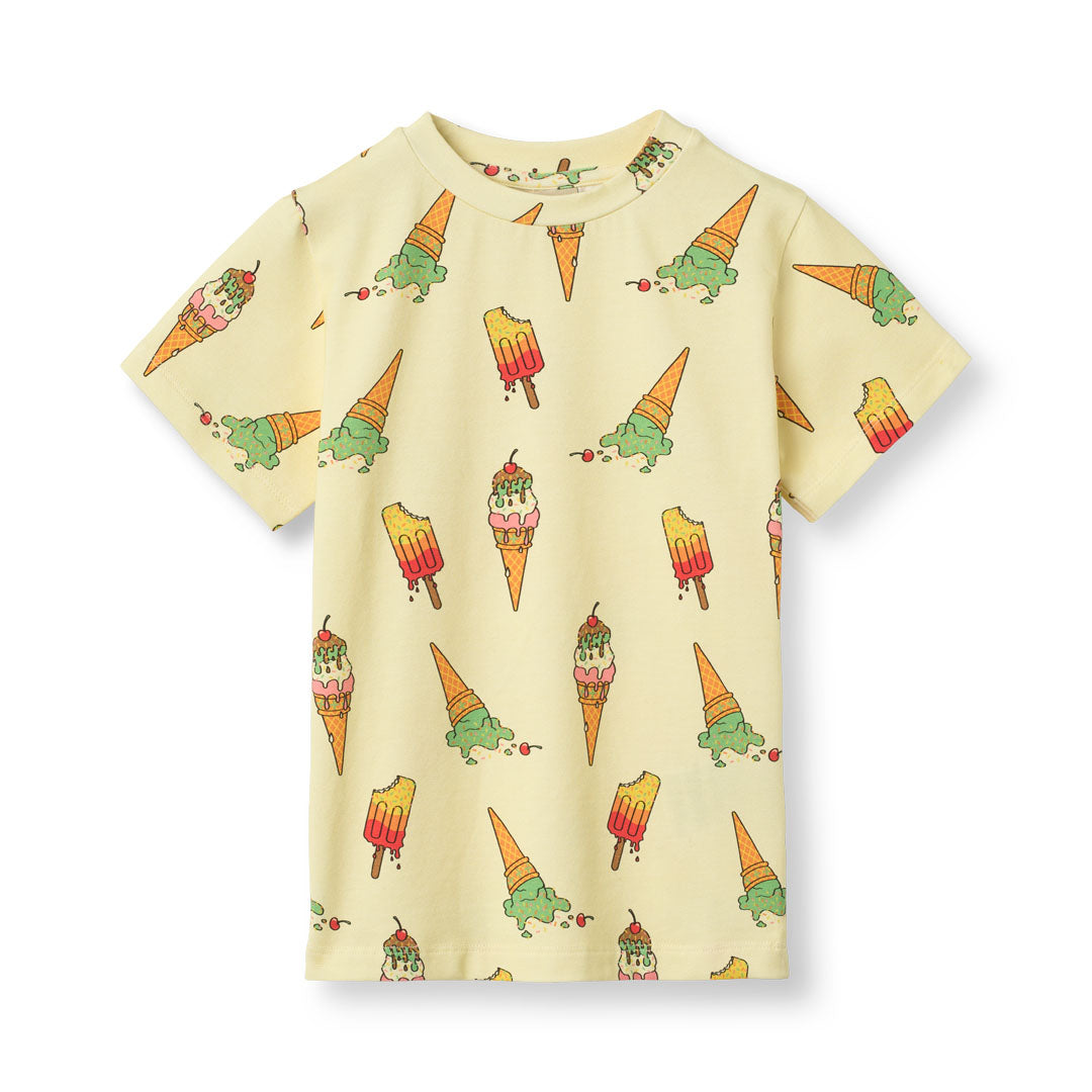 [Smafolk] Gala T-shirt With Ice cream - Marshmallow