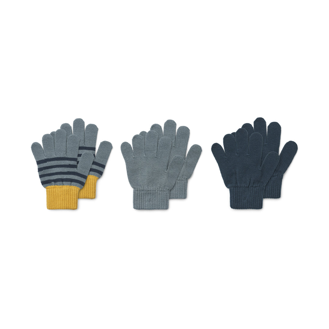 [Liewood] Gamma Cotton Finger Gloves 3pack