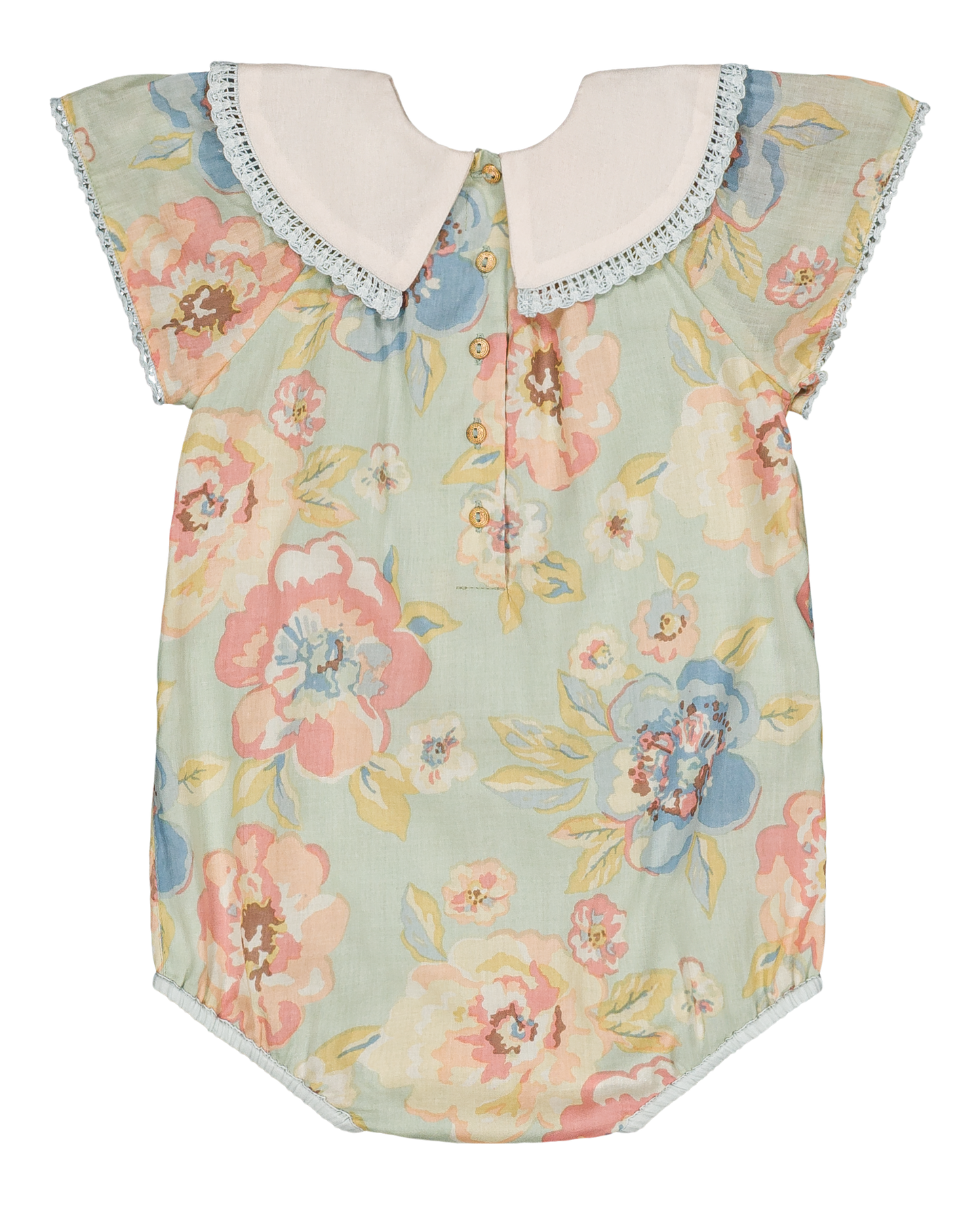 [Bachaa] Granite Romper - Watercolor Print