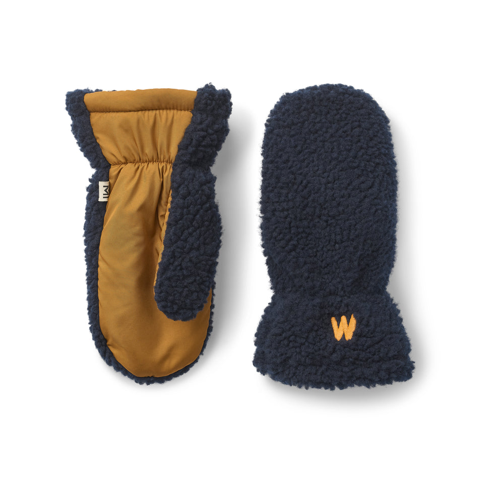 [Liewood] Grethe Pile Gloves - Classic navy multi mix