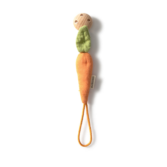 [Oli&Carol]Cathy the Carrot Pacifier Clip