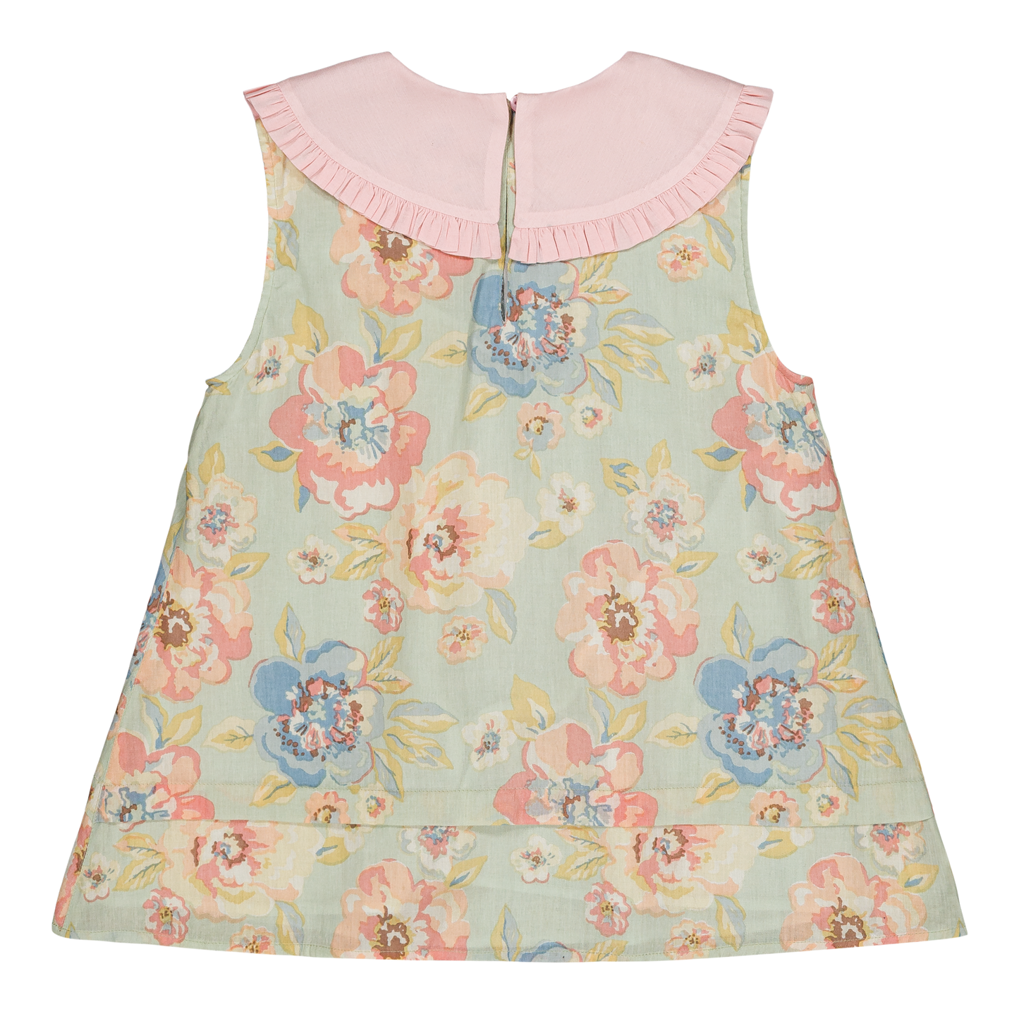 [Bachaa] Ice Flow Blouse & Short Set - Watercolor print