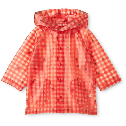 [Floss]Iris Raincoat - Berry Gingham