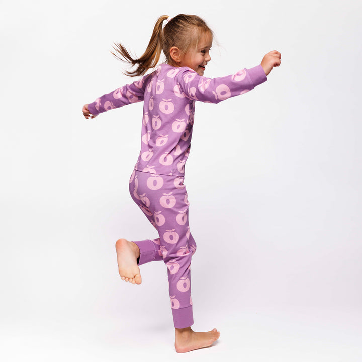 [Smafolk] Jubilee Nightwear Set With Apple - Purple iris